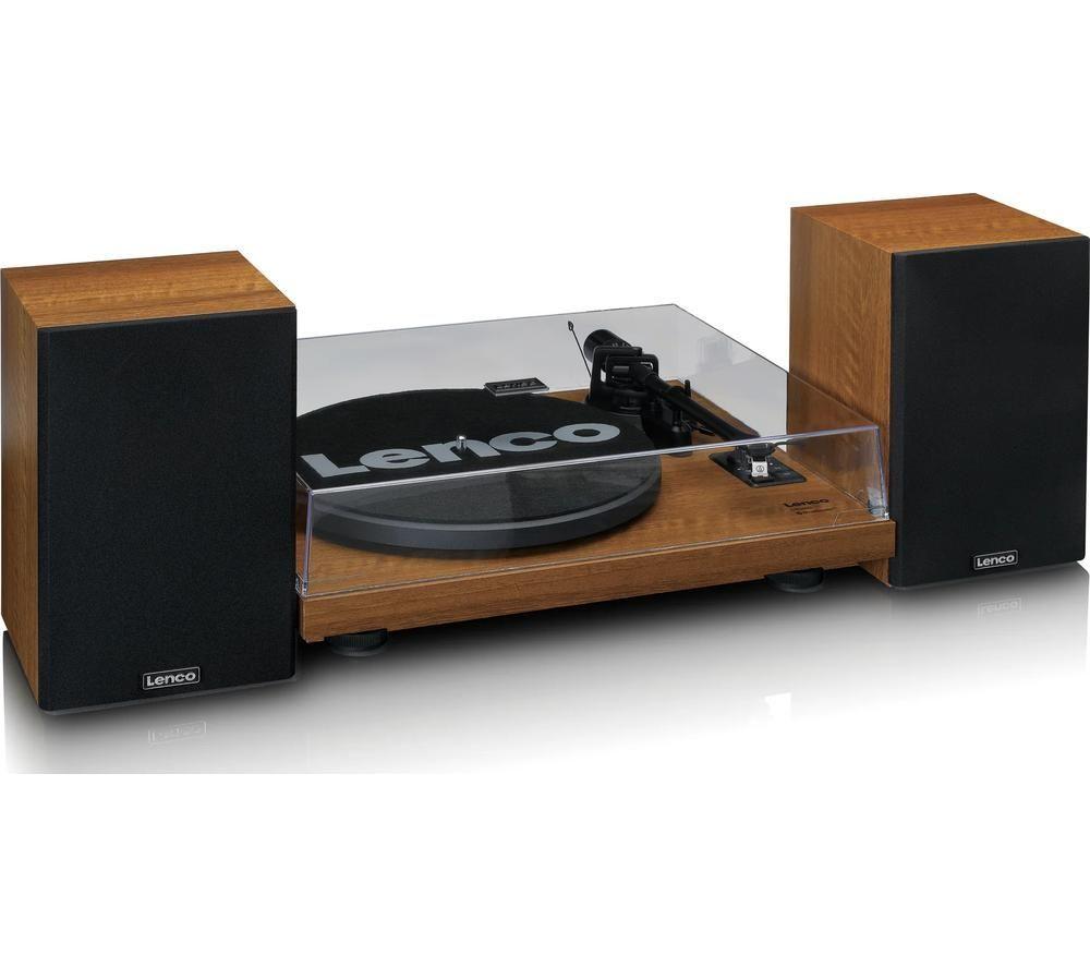LENCO LS-480WD Belt Drive Bluetooth Turntable - Wood image number 5 of 7