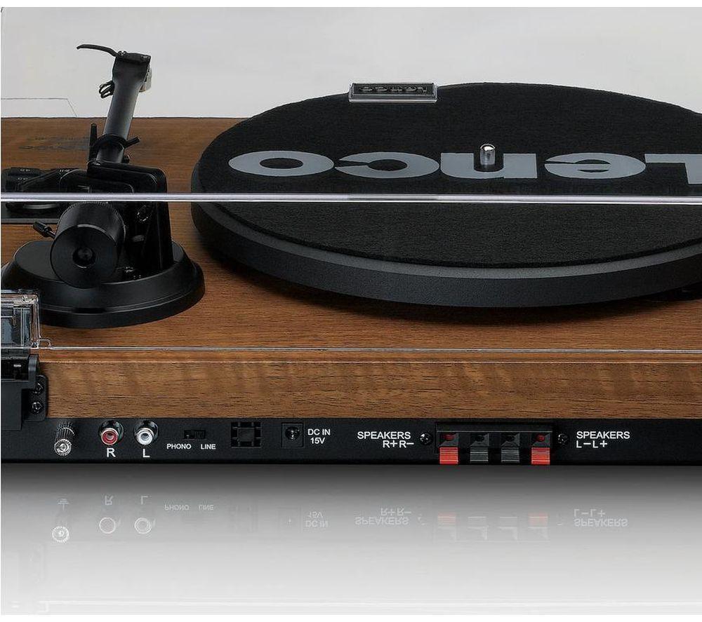 LENCO LS-480WD Belt Drive Bluetooth Turntable - Wood image number 7 of 7