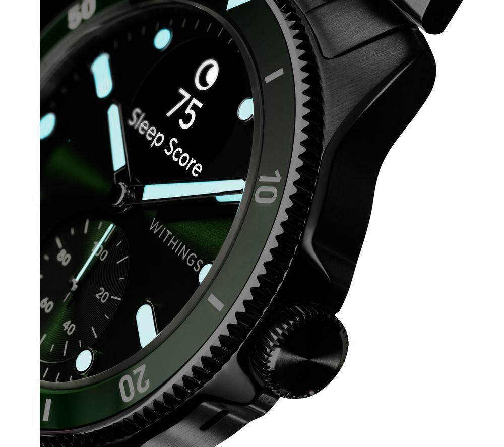 WITHINGS ScanWatch Nova Hybrid Smart Watch - Green, 42 mm image number 6 of 7