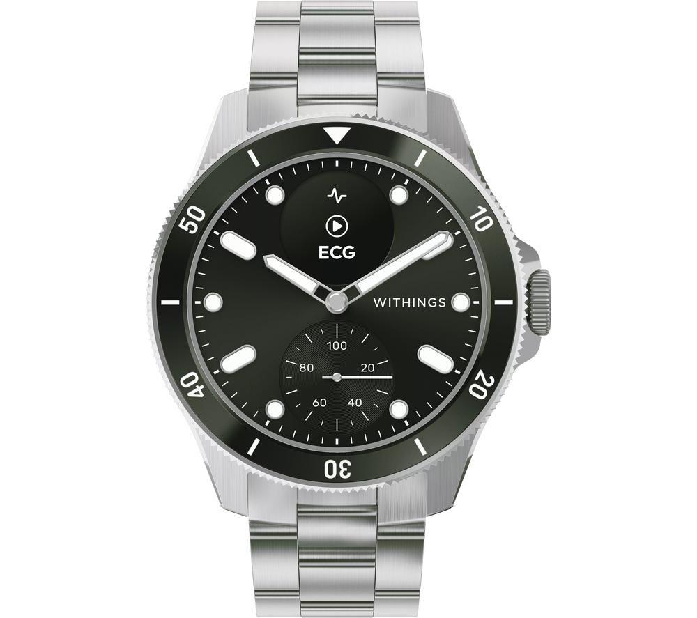 WITHINGS ScanWatch Nova Hybrid Smart Watch - Green, 42 mm image number 7 of 7