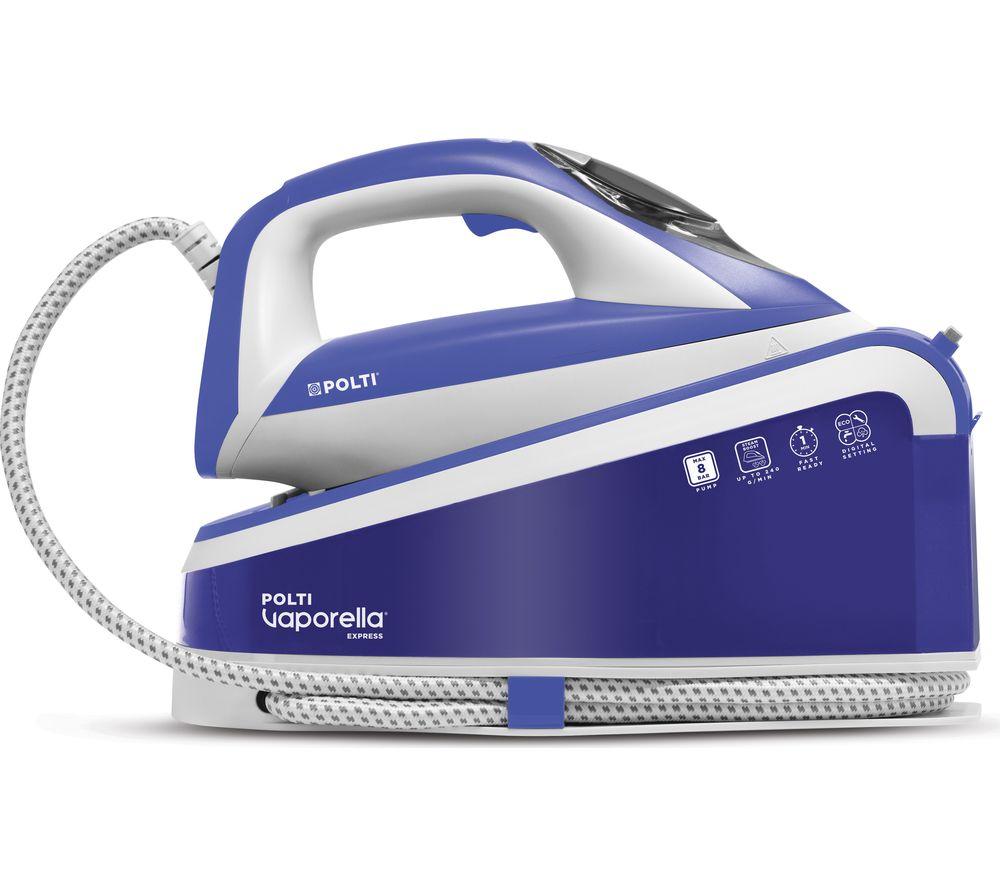 Polti Vaporella Express Ve30.30 Steam Generator Iron - Blue & White, White,Blue