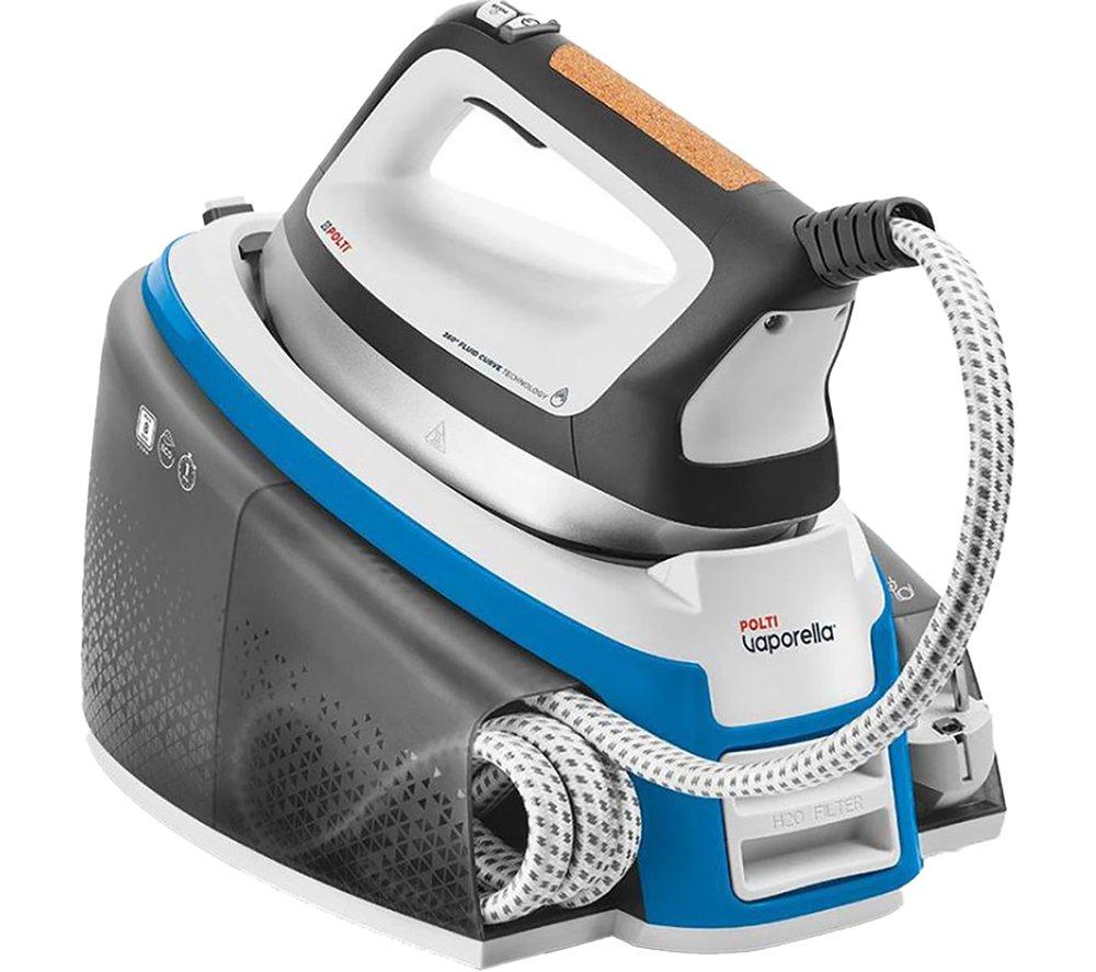 Polti Vaporella Instant Vi50.40 Steam Generator Iron - Black, Blue & White, Black,Blue,White