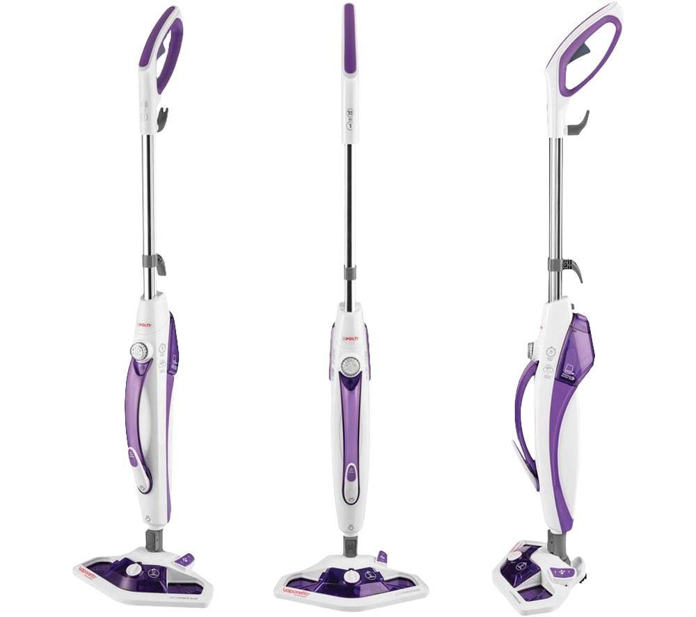 POLTI Vaporetto SV440 Double Steam Mop - White & Purple image number 2 of 6