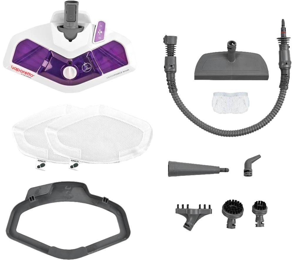 POLTI Vaporetto SV440 Double Steam Mop - White & Purple image number 3 of 6