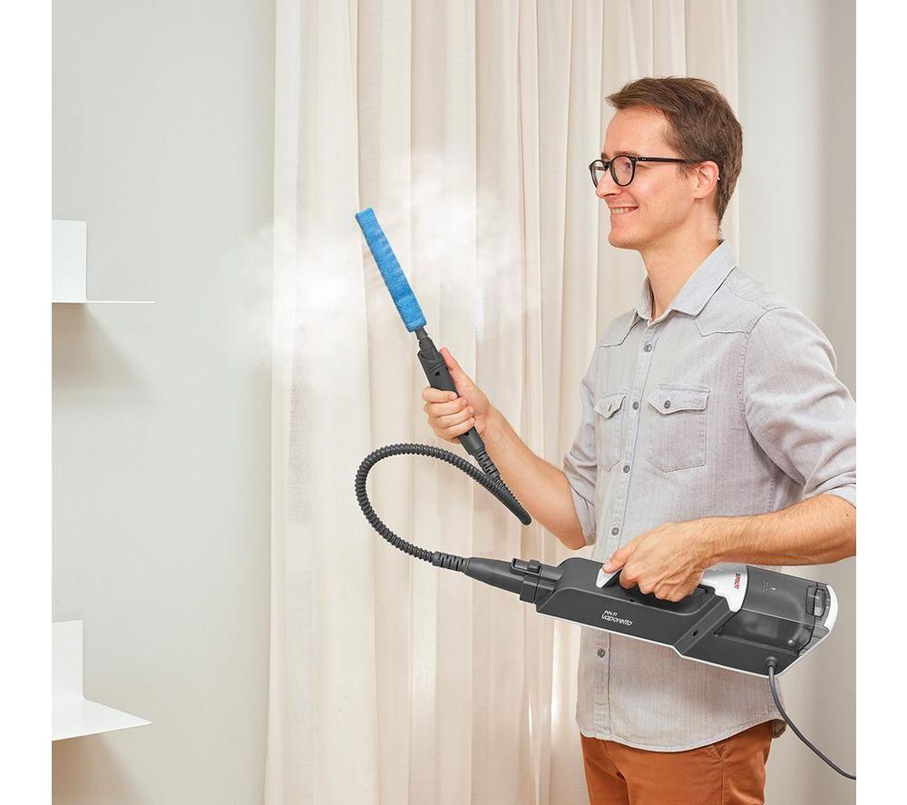 POLTI Vaporetto SV650 Style Steam Mop - White & Red image number 6 of 7