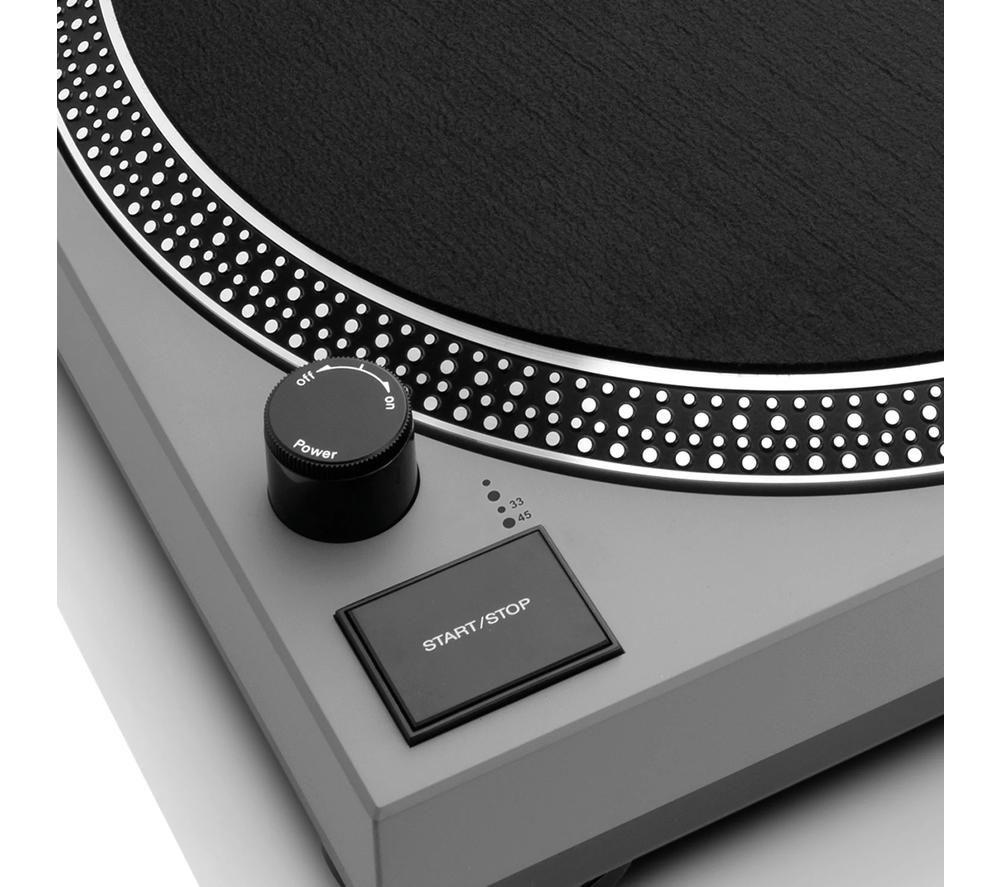 LENCO L-3810 Direct Drive Turntable - Grey image number 5 of 6