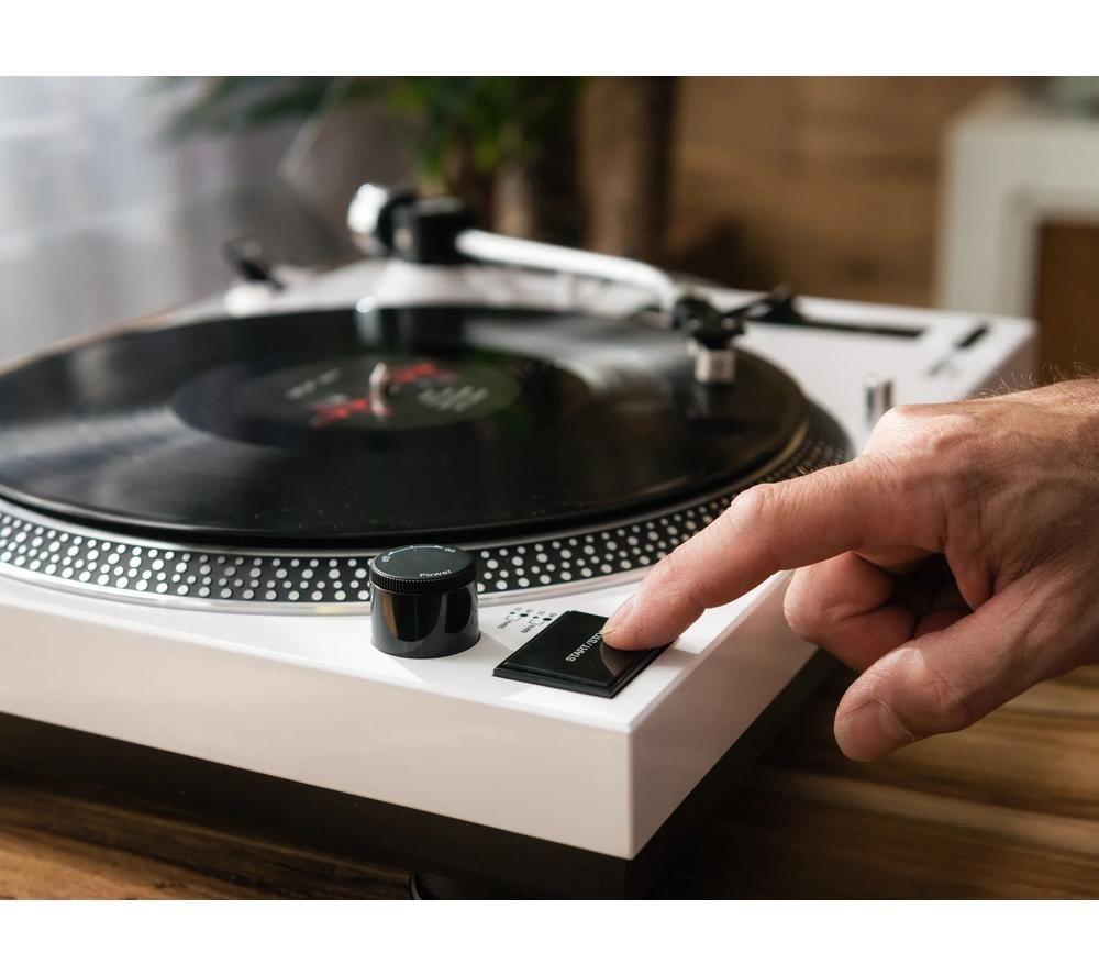 LENCO L-3810 Direct Drive Turntable - White image number 8 of 13
