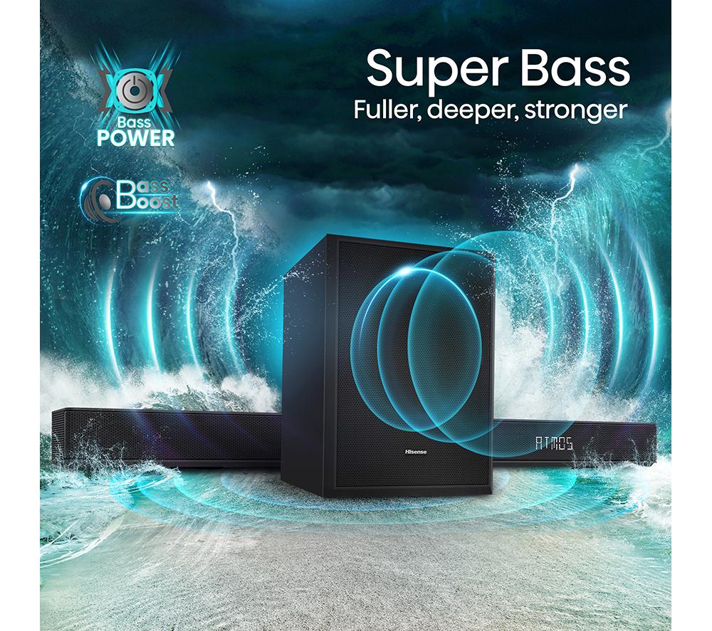 HISENSE AX5125H 5.1.2 Wireless Sound Bar with Dolby Atmos & DTS Virtual:X image number 6 of 13