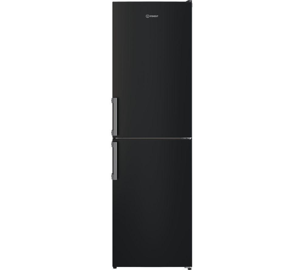 INDESIT Low Frost IB55 732 B UK 50/50 Fridge Freezer - Black, Black