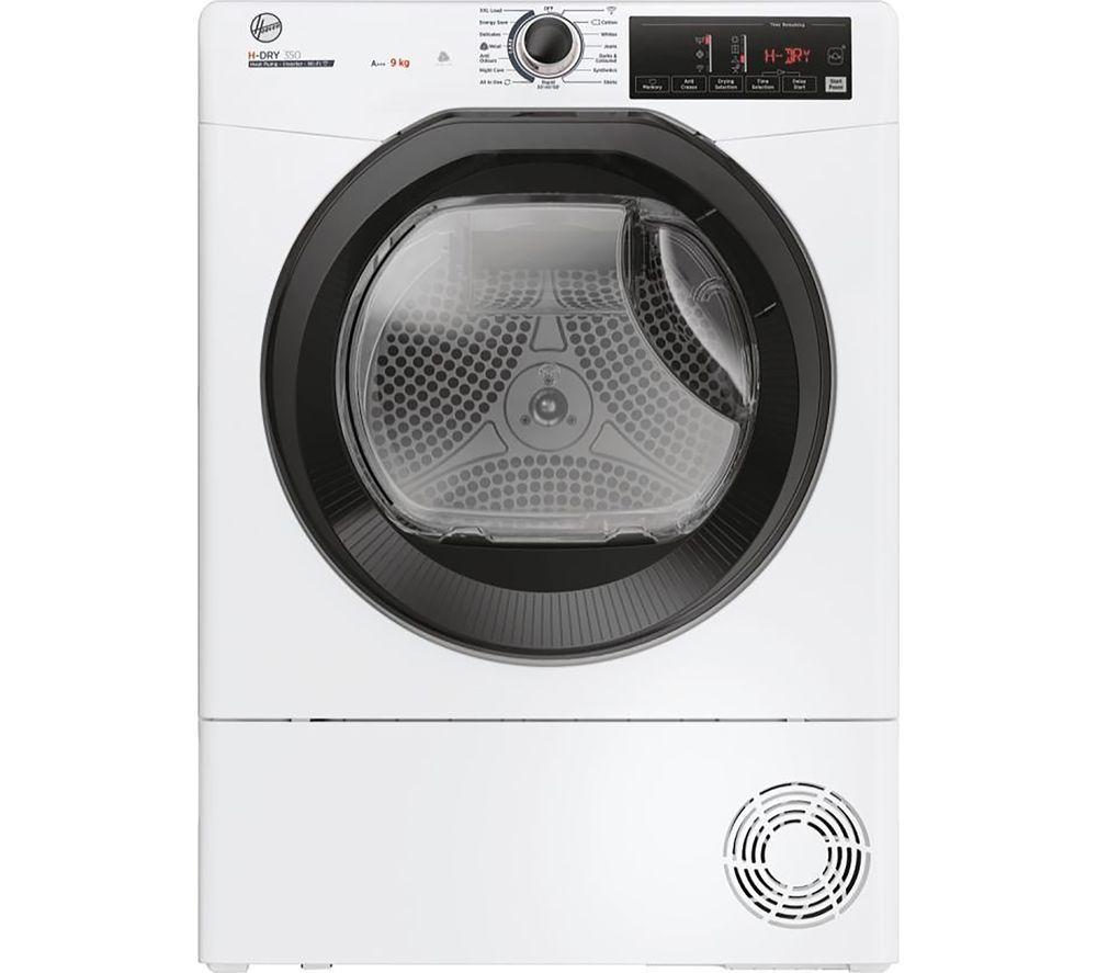 Hoover H-Dry 350 HRE H9A3TBE-80/N WiFi-enabled 9 kg Heat Pump Tumble Dryer - White, White