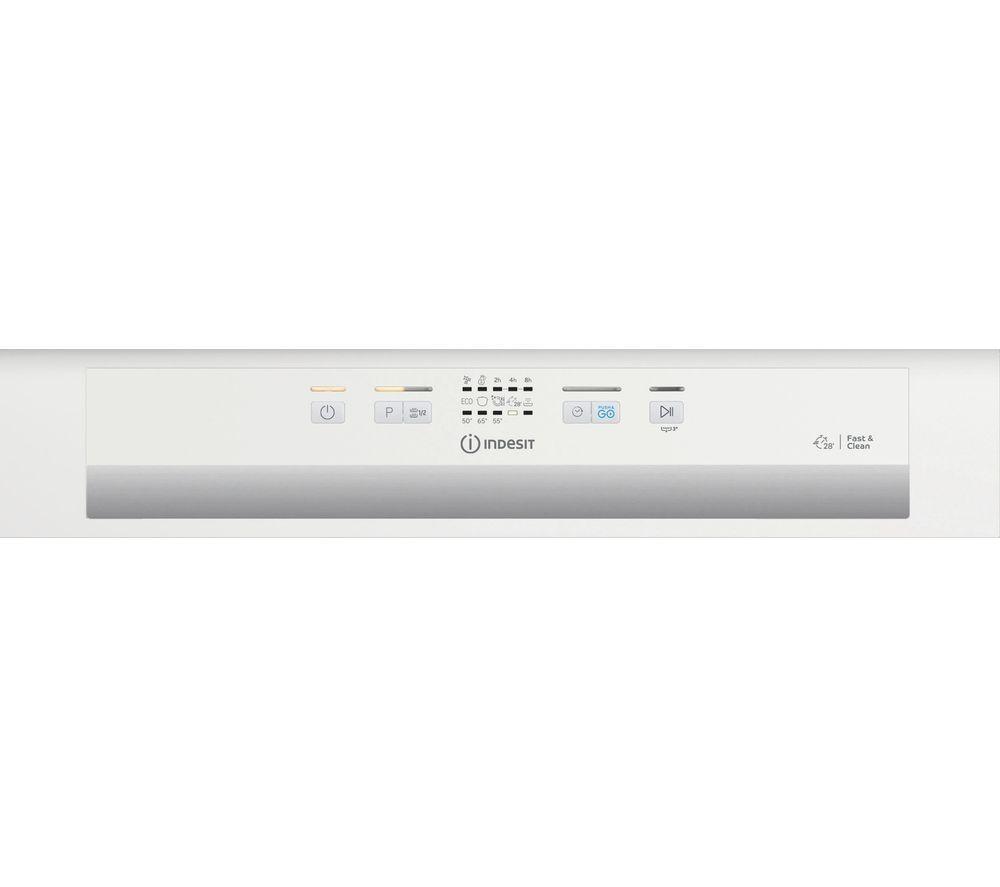 INDESIT Push&Go I3B L626 UK Full-size Semi-integrated Dishwasher image number 3 of 11