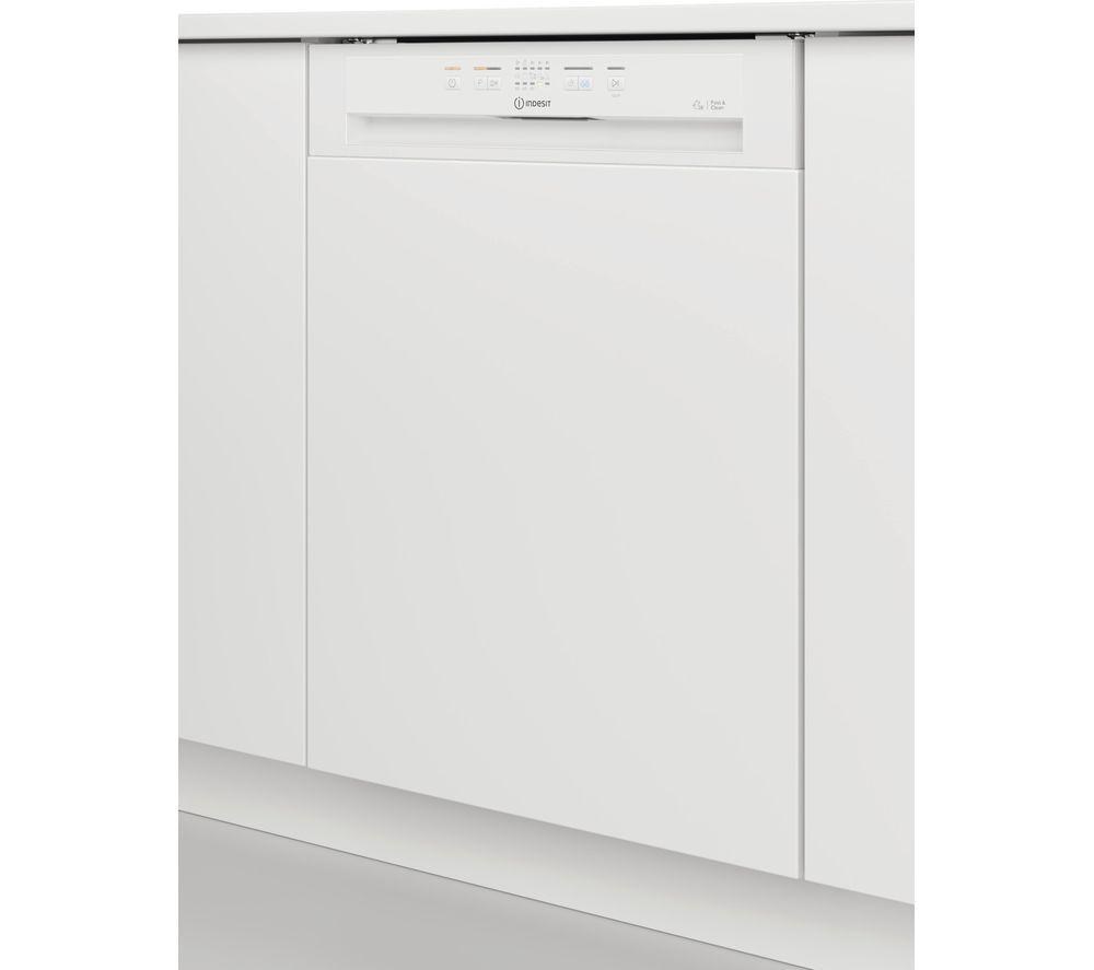 INDESIT Push&Go I3B L626 UK Full-size Semi-integrated Dishwasher image number 4 of 11