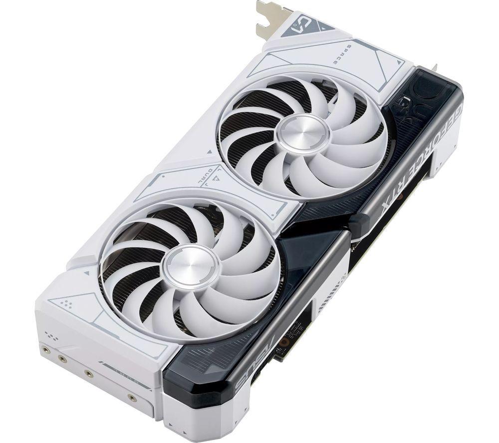 ASUS GeForce RTX 4070 SUPER 12 GB Dual OC Graphics Card - White