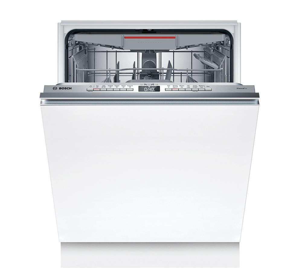 Bosch Series 4 SMV4ECX23G Full-size Fully Integrated WiFi-enabled Dishwasher, Silver/Grey