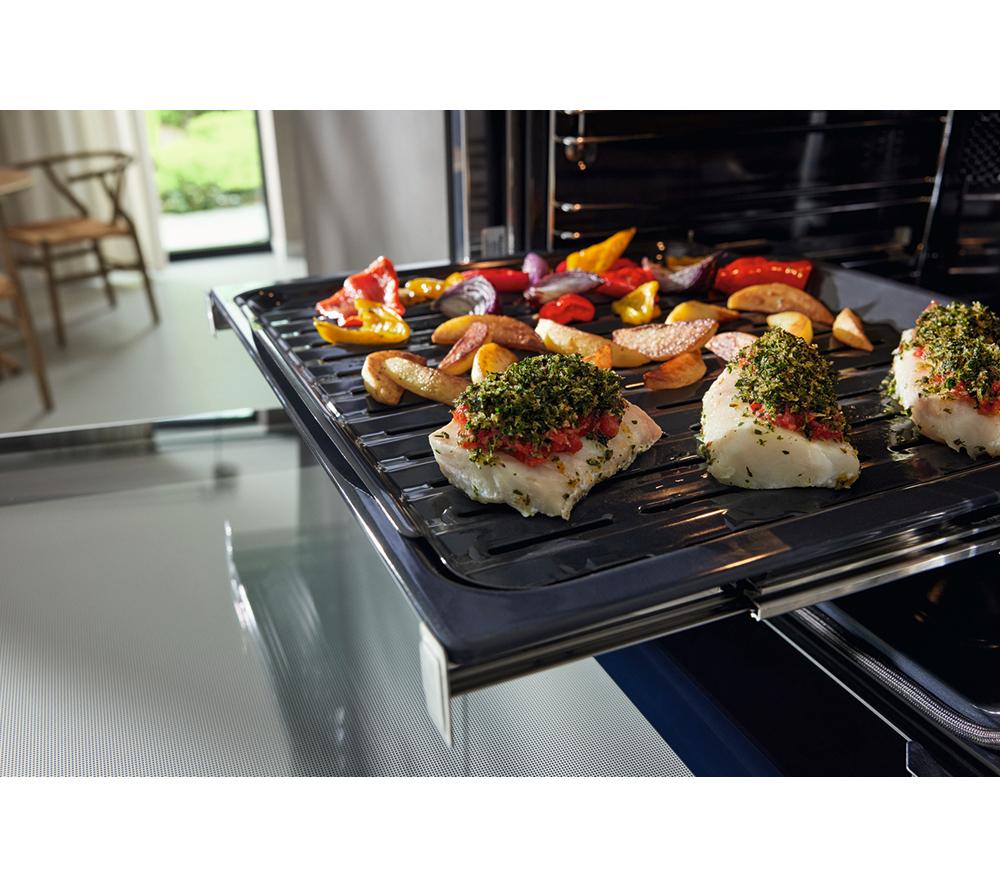 MIELE Air Fry H2766-1BP Electric Pyrolytic Smart Oven - Black & Stainless Steel image number 4 of 13