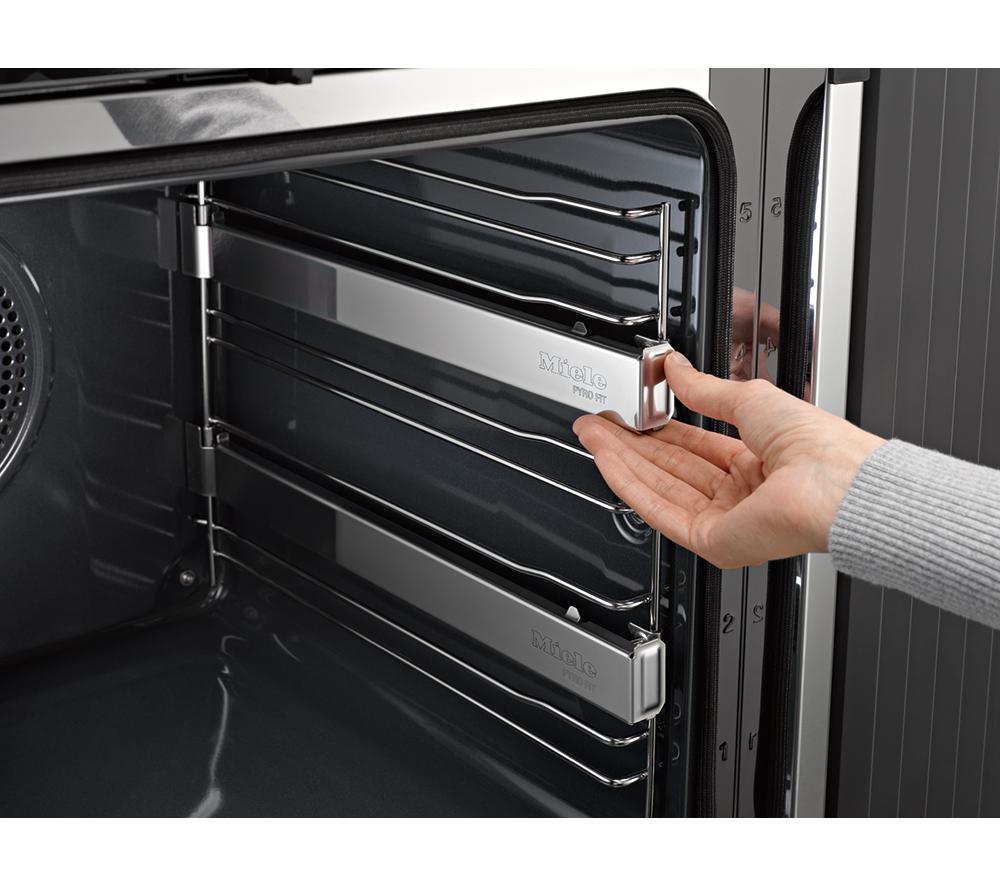 MIELE Air Fry H2766-1BP Electric Pyrolytic Smart Oven - Black & Stainless Steel image number 7 of 13