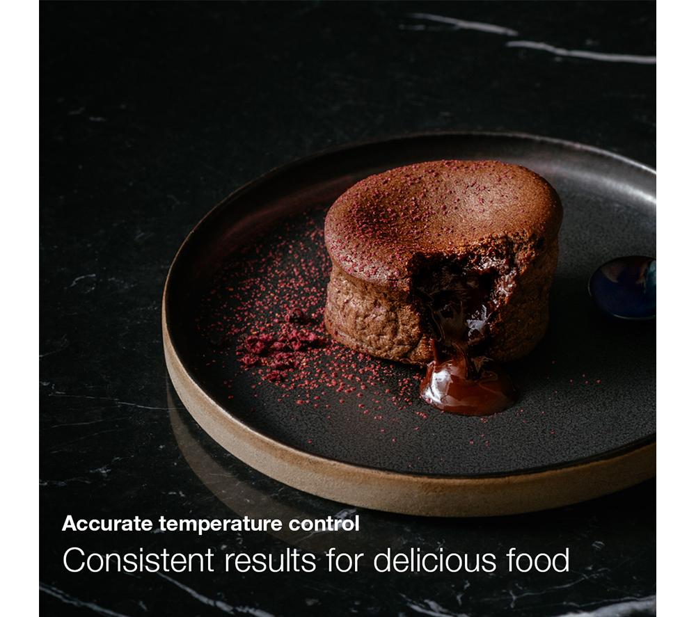MIELE Air Fry H2766-1BP Electric Pyrolytic Smart Oven - Black & Stainless Steel image number 8 of 13