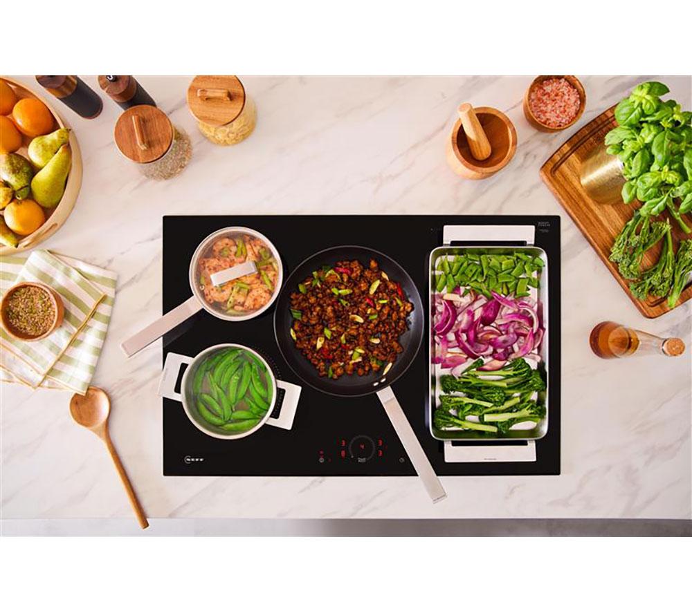 NEFF N70 T68FHV4L0 80 cm Electric Induction Smart Hob - Black image number 10 of 15
