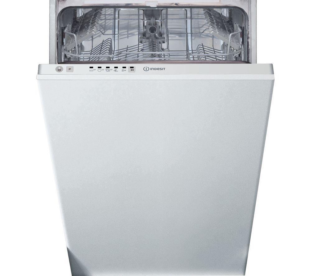 INDESIT DI9E 2B10 UK Slimline Fully Integrated Dishwasher, White