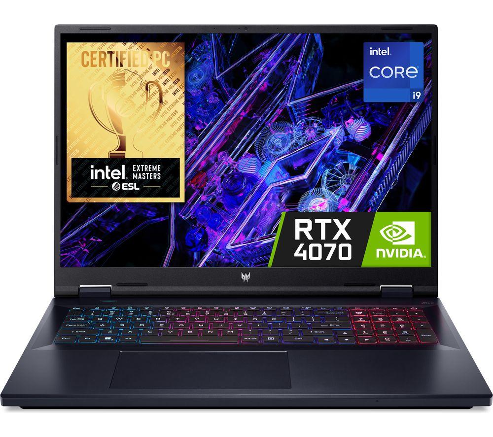 Acer Predator Helios Neo 18 18 Gaming Laptop - Intel Core i9, RTX 4070, 1 TB SSD, Black