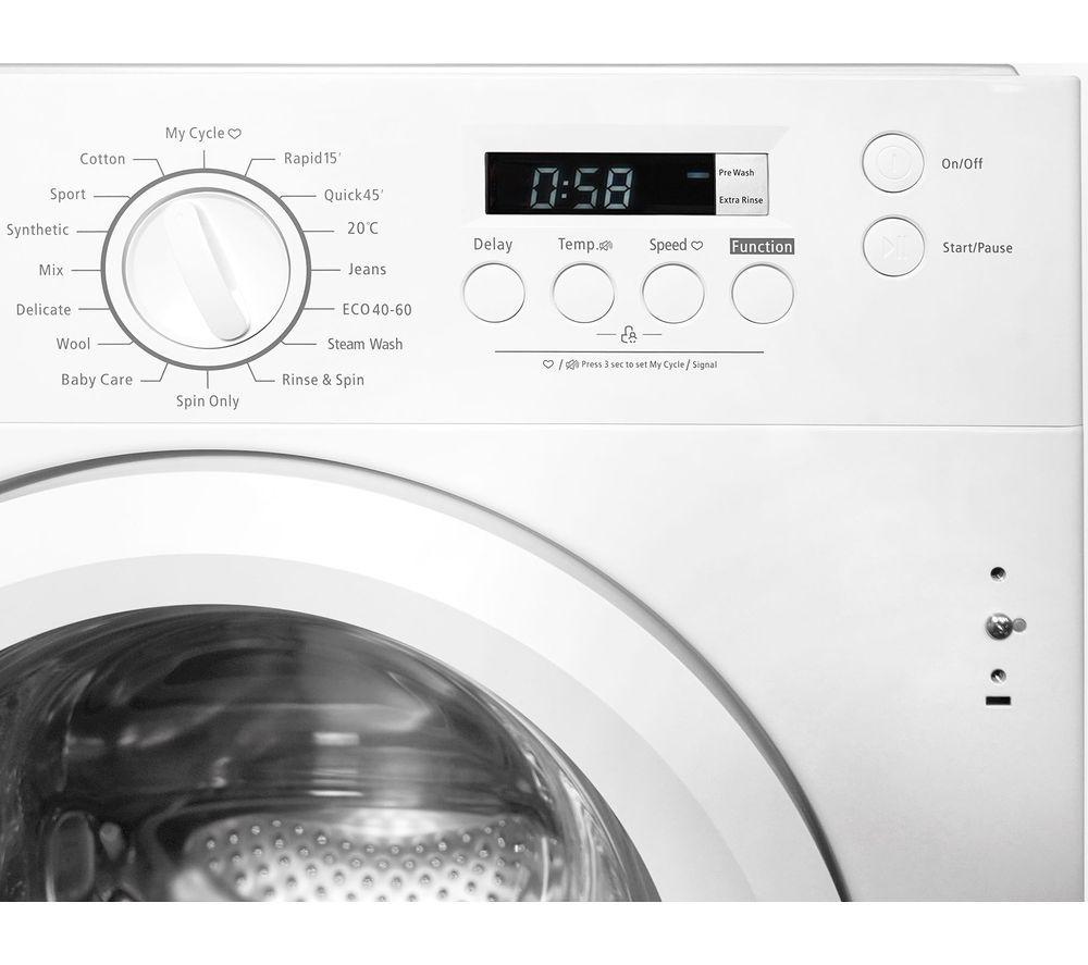 MONTPELLIER MBIWM814 Integrated 8 kg 1400 Spin Washing Machine image number 4 of 6