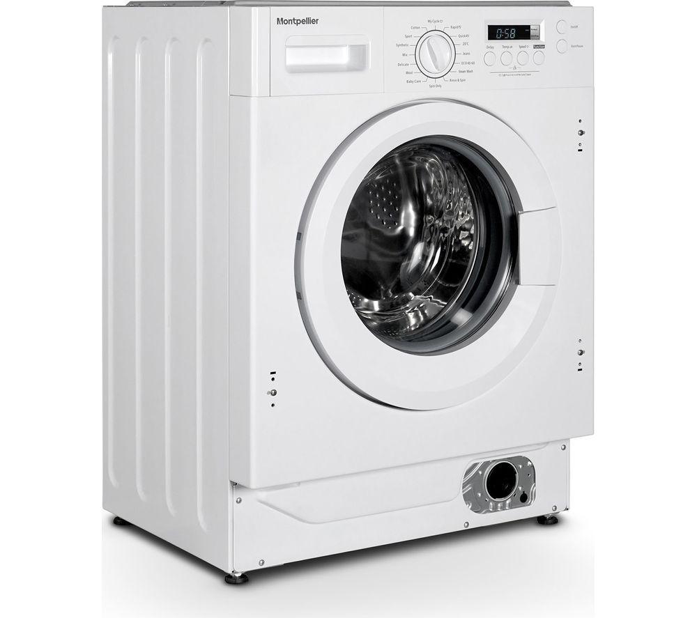 MONTPELLIER MBIWM814 Integrated 8 kg 1400 Spin Washing Machine image number 5 of 6