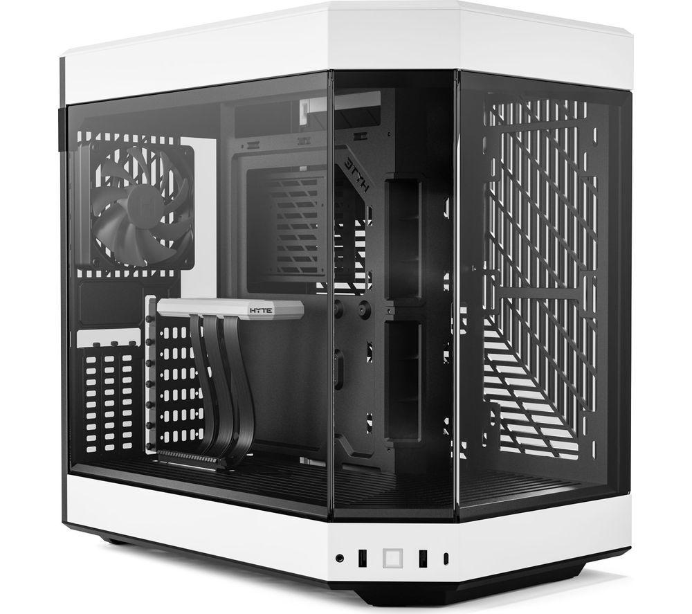 HYTE Y60 E-ATX Mid-Tower PC Case - White & Black