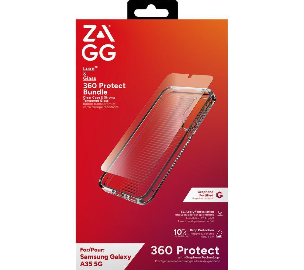 ZAGG Galaxy A35 Luxe Case & Screen Protector Bundle image number 3 of 4