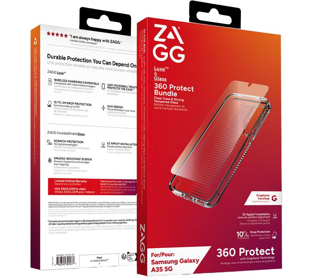 ZAGG Galaxy A35 Luxe Case & Screen Protector Bundle image number 4 of 4