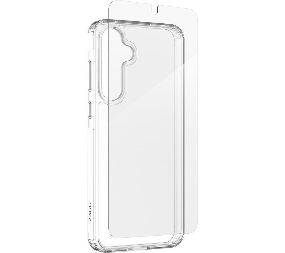 ZAGG Defence Galaxy A55 Clear Case & Screen Protector Bundle - Clear, Clear