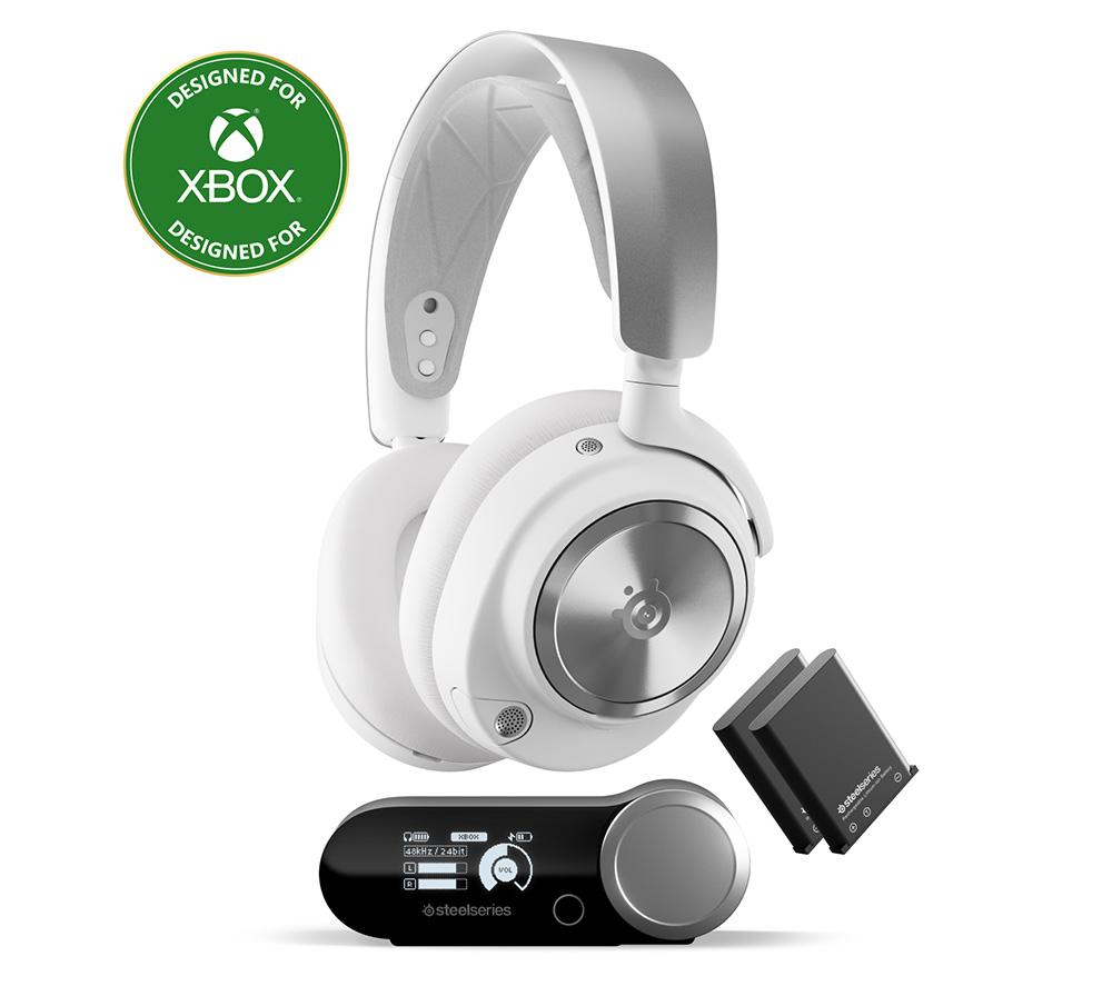 STEELSERIES Arctis Nova Pro Wireless Gaming Headset for Xbox, PC & PlayStation - White image number 2 of 14