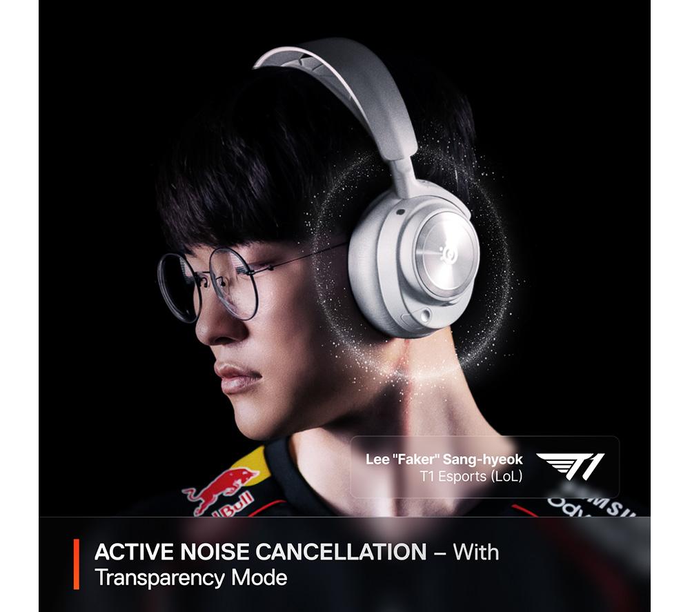 STEELSERIES Arctis Nova Pro Wireless Gaming Headset for Xbox, PC & PlayStation - White image number 4 of 14