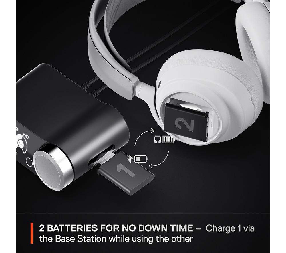 STEELSERIES Arctis Nova Pro Wireless Gaming Headset for Xbox, PC & PlayStation - White image number 6 of 14