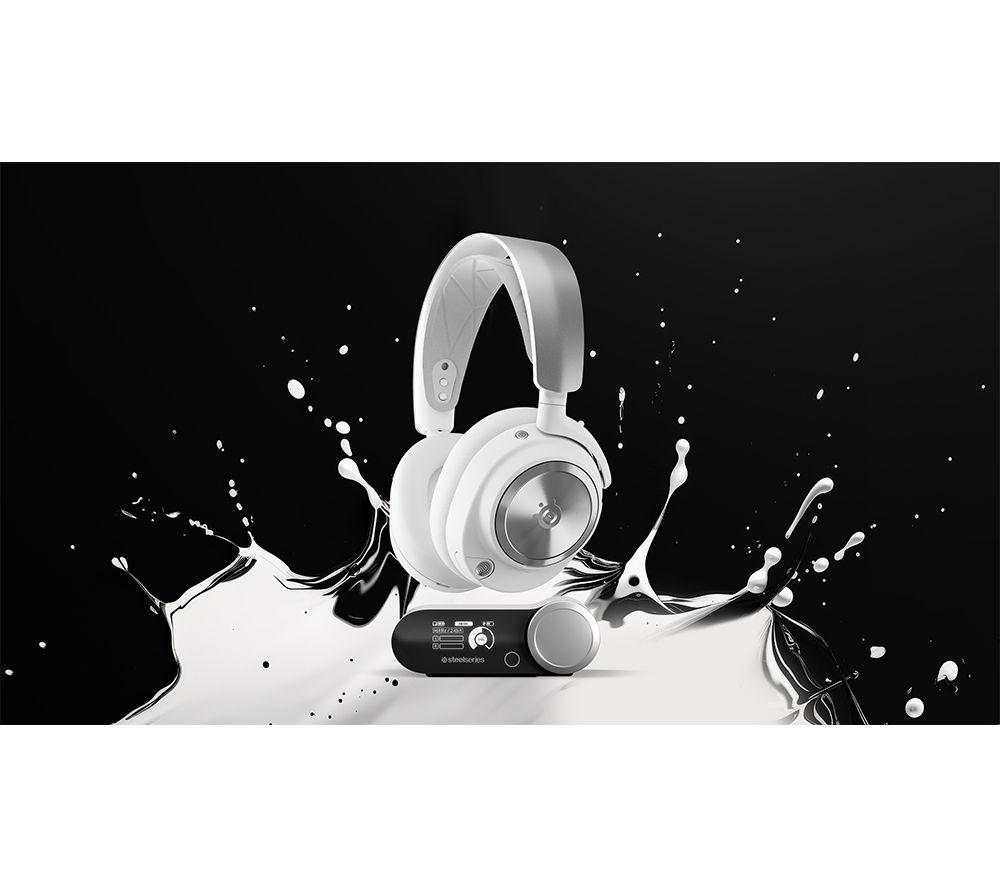 STEELSERIES Arctis Nova Pro Wireless Gaming Headset for Xbox, PC & PlayStation - White image number 9 of 14