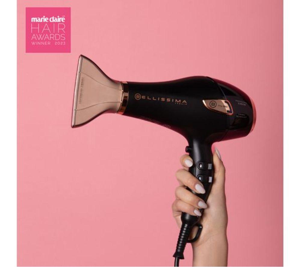 BELLISSIMA ITALIA Ceramic Hair Dryer - Black & Gold image number 7 of 9