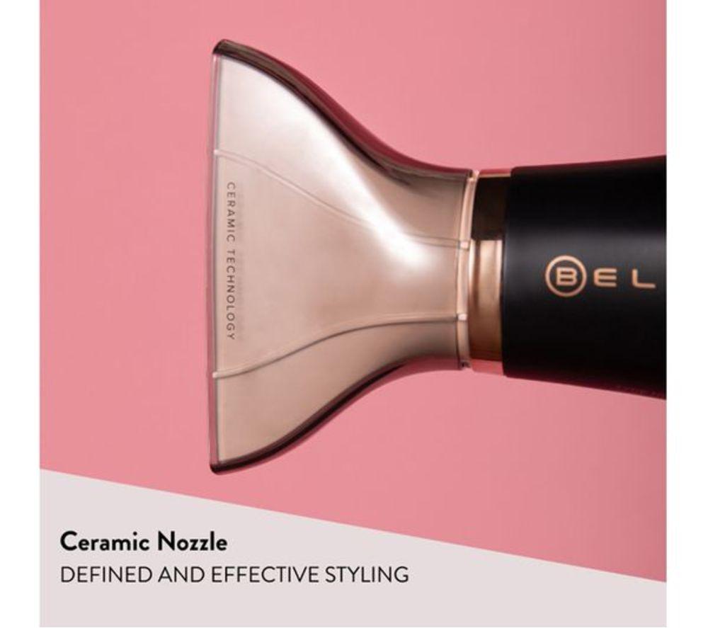 BELLISSIMA ITALIA Ceramic Hair Dryer - Black & Gold image number 8 of 9