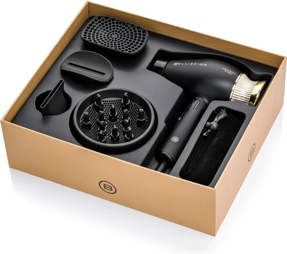 BELLISSIMA ITALIA Creativity 4 You Hair Dryer - Black & Gold image number 5 of 6