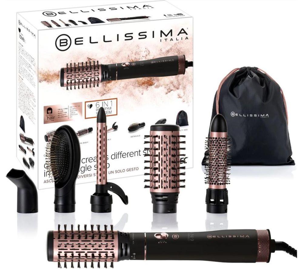 BELLISSIMA Italia Ceramic 6 In 1 Hair Styler - Black & Gold image number 10 of 10