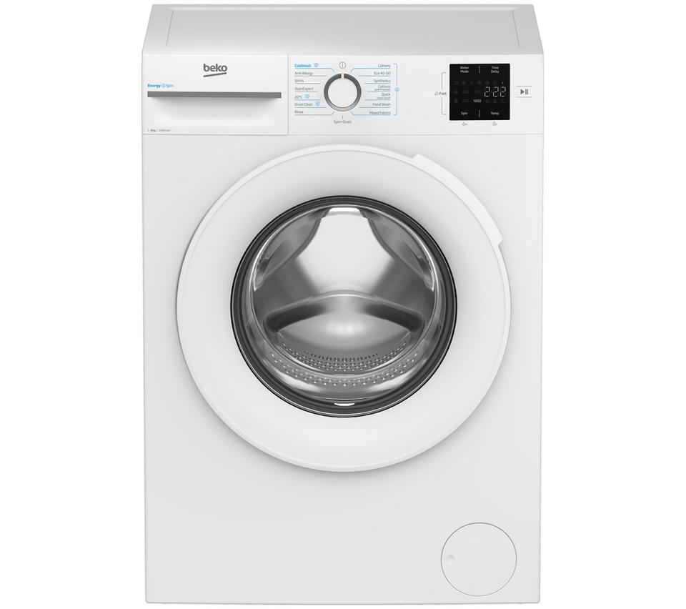 BEKO EnergySpin BM3WT3841W 8 kg 1400 Spin Washing Machine - White