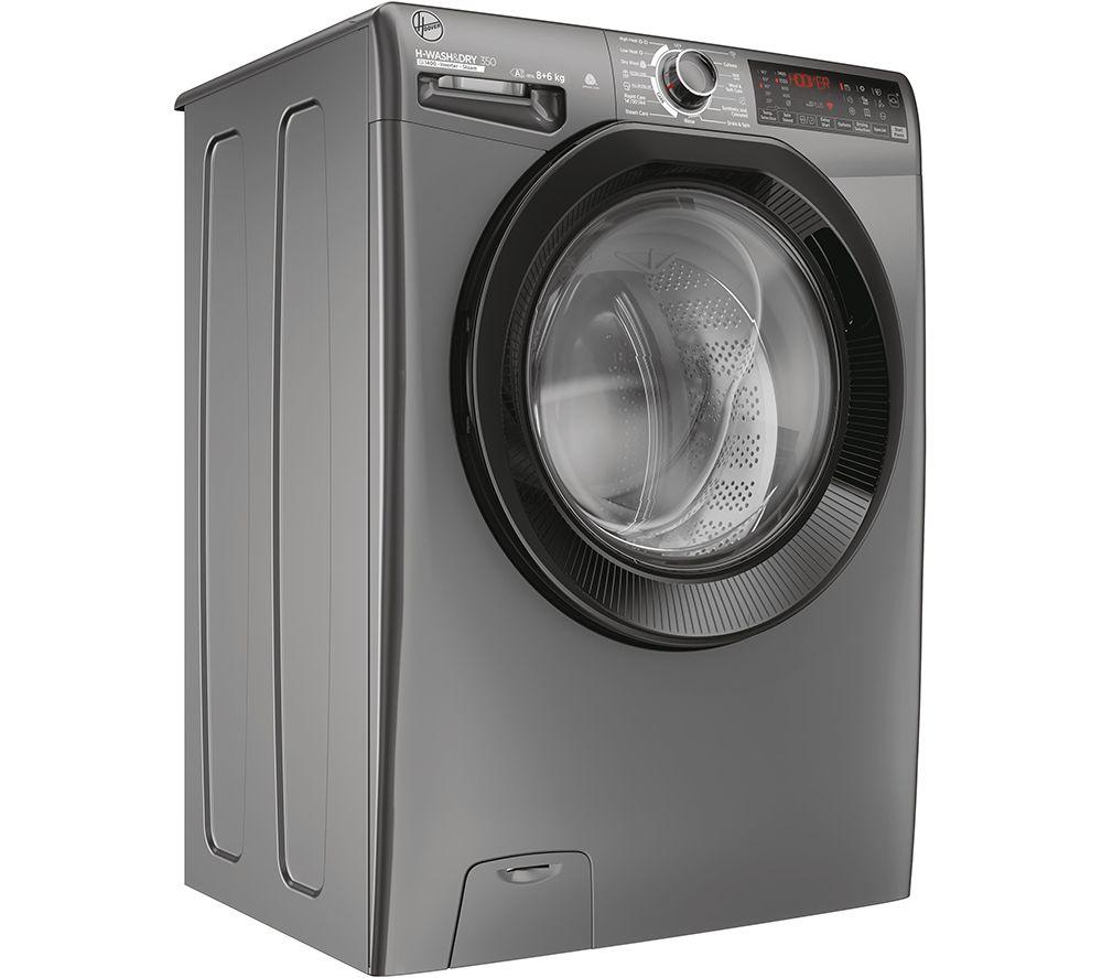 HOOVER H Wash 350 H3DPS4866TAMBR80 WiFi-enabled 8 kg Washer Dryer - Graphite image number 2 of 10