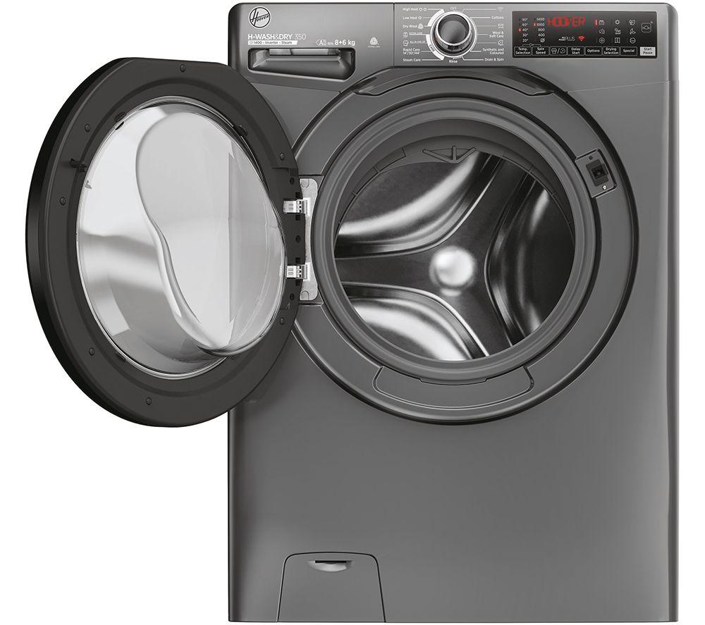 HOOVER H Wash 350 H3DPS4866TAMBR80 WiFi-enabled 8 kg Washer Dryer - Graphite image number 3 of 10