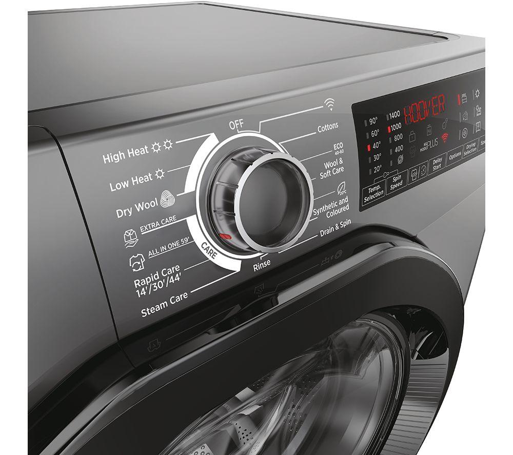HOOVER H Wash 350 H3DPS4866TAMBR80 WiFi-enabled 8 kg Washer Dryer - Graphite image number 4 of 10