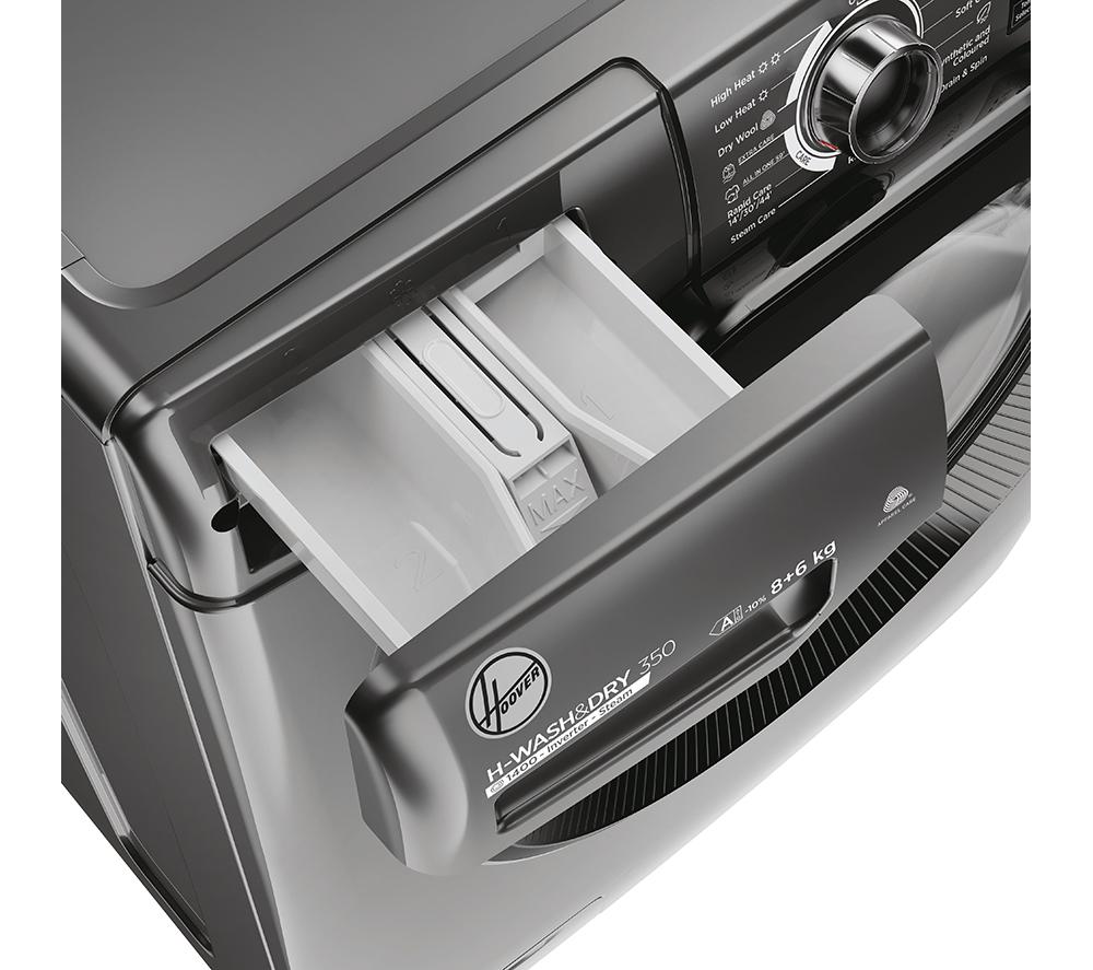 HOOVER H Wash 350 H3DPS4866TAMBR80 WiFi-enabled 8 kg Washer Dryer - Graphite image number 8 of 10