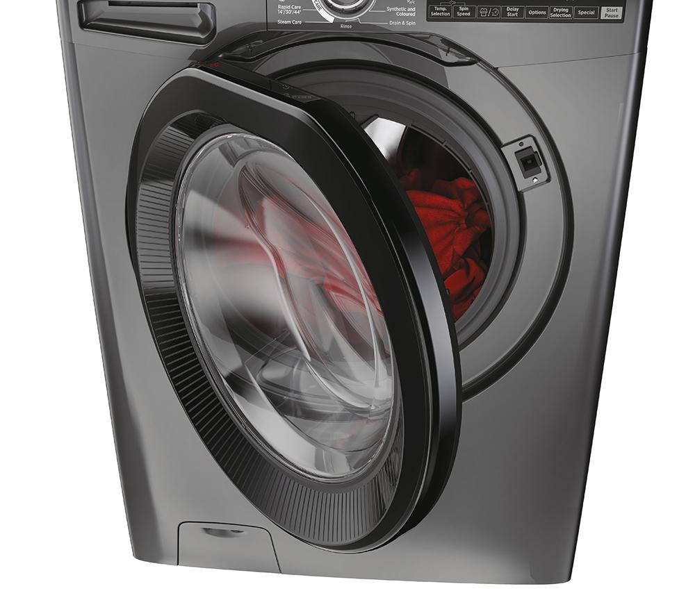 HOOVER H Wash 350 H3DPS4866TAMBR80 WiFi-enabled 8 kg Washer Dryer - Graphite image number 9 of 10