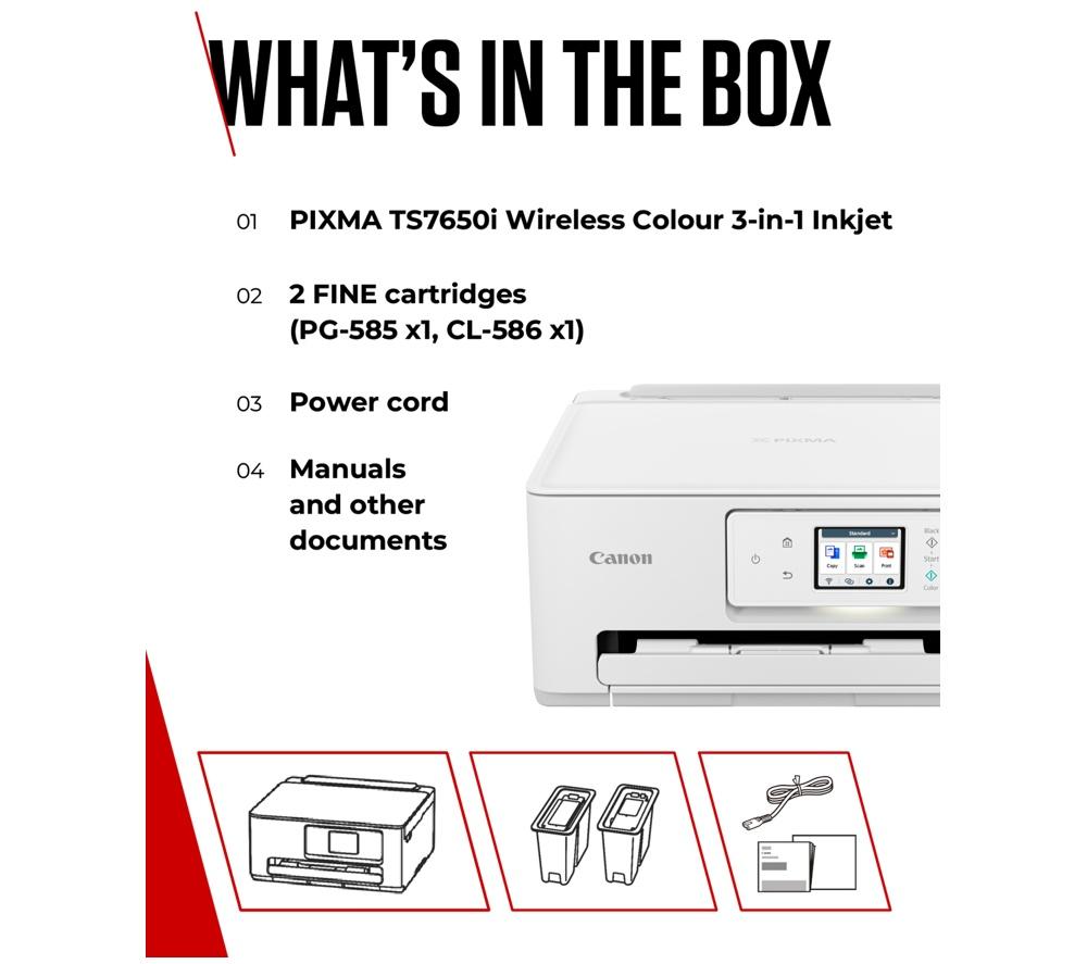 CANON PIXMA TS7650i All-in-One Wireless Inkjet Printer image number 7 of 7