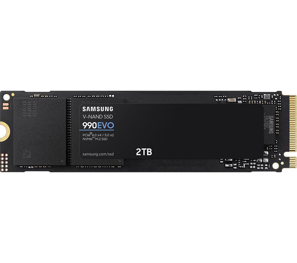 SAMSUNG 990 EVO M.2 Internal SSD - 2 TB, Black