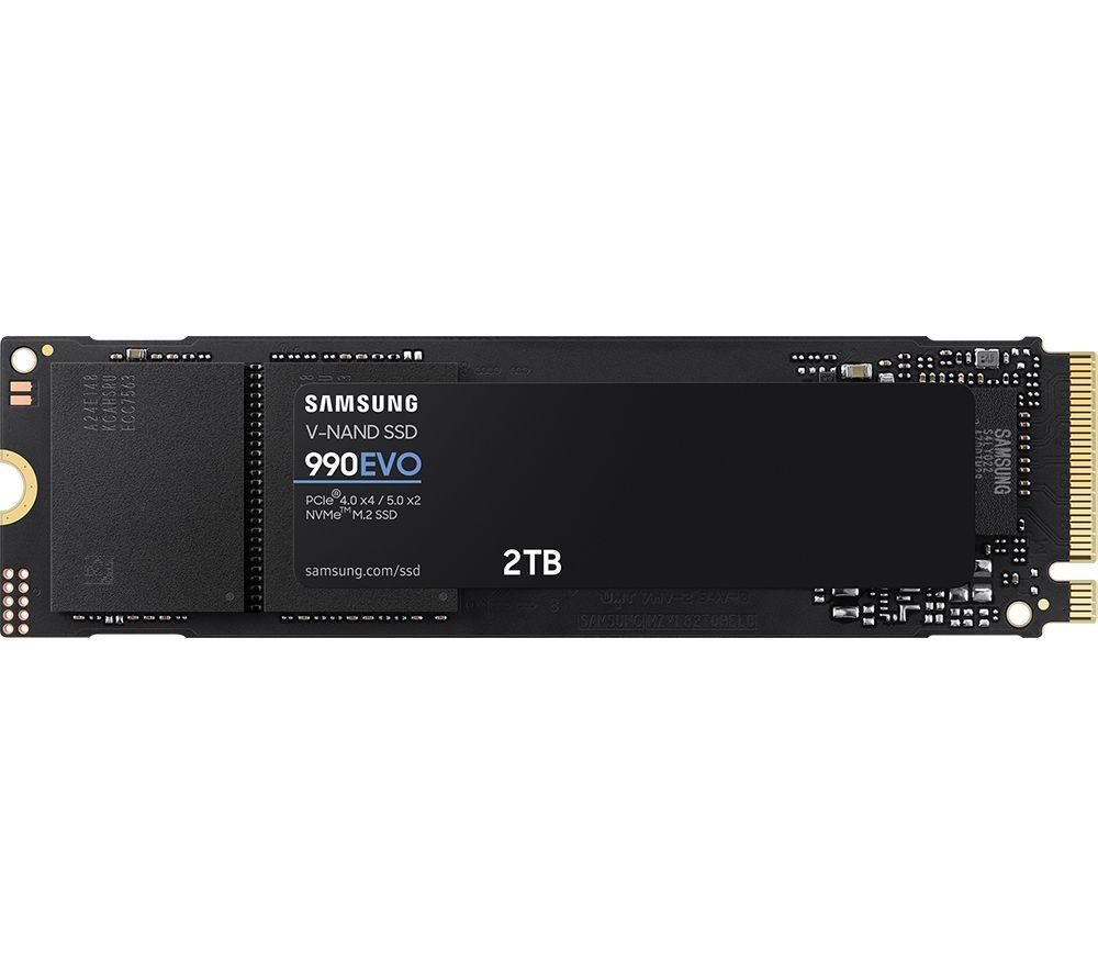 Samsung 990 EVO M.2 Internal SSD - 2 TB, Black