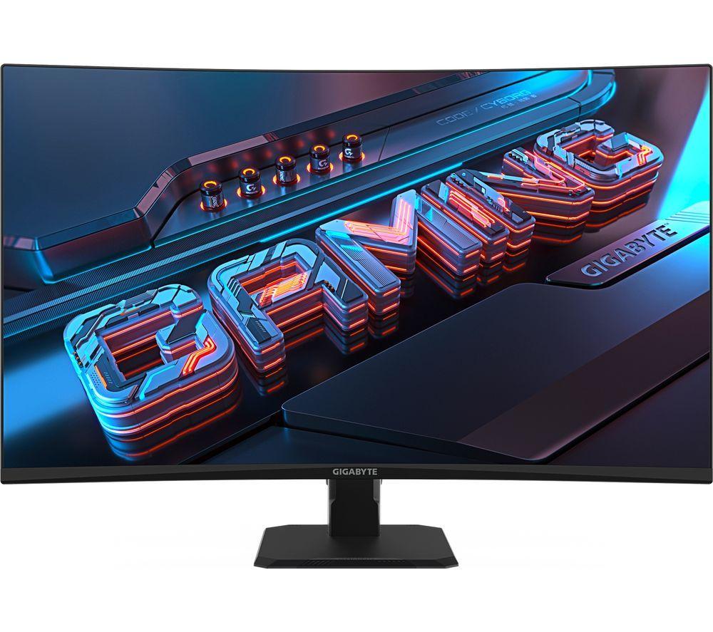 GIGABYTE GS32QC Quad HD 31.5 Curved VA Gaming Monitor - Black, Black