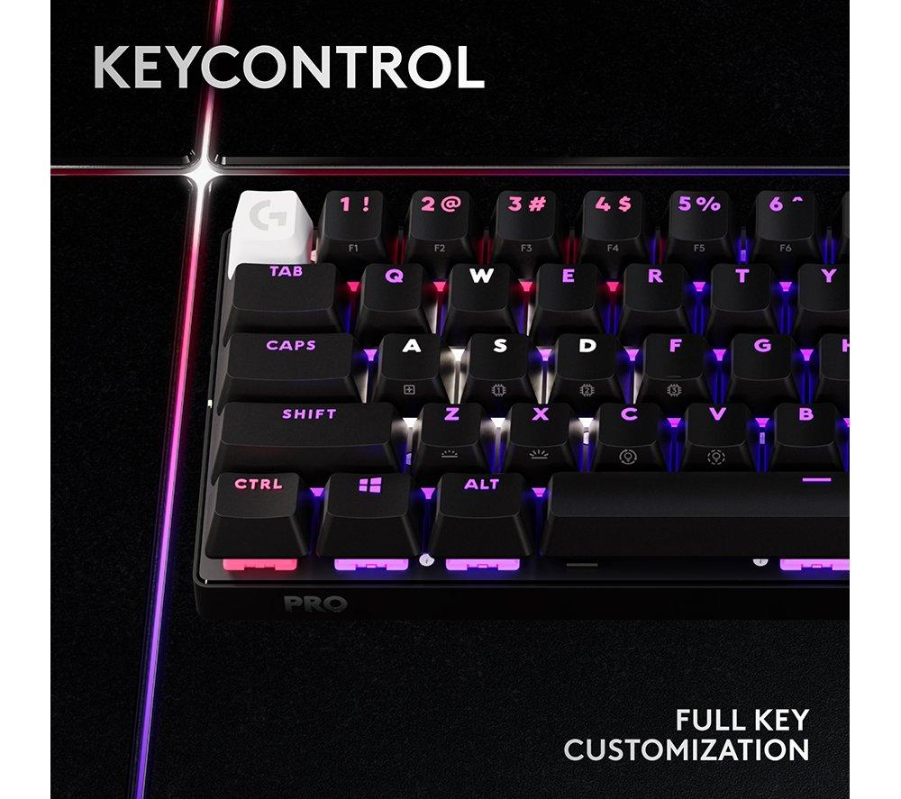 LOGITECH PRO X 60 LIGHTSPEED Wireless Gaming Keyboard - Black image number 4 of 11