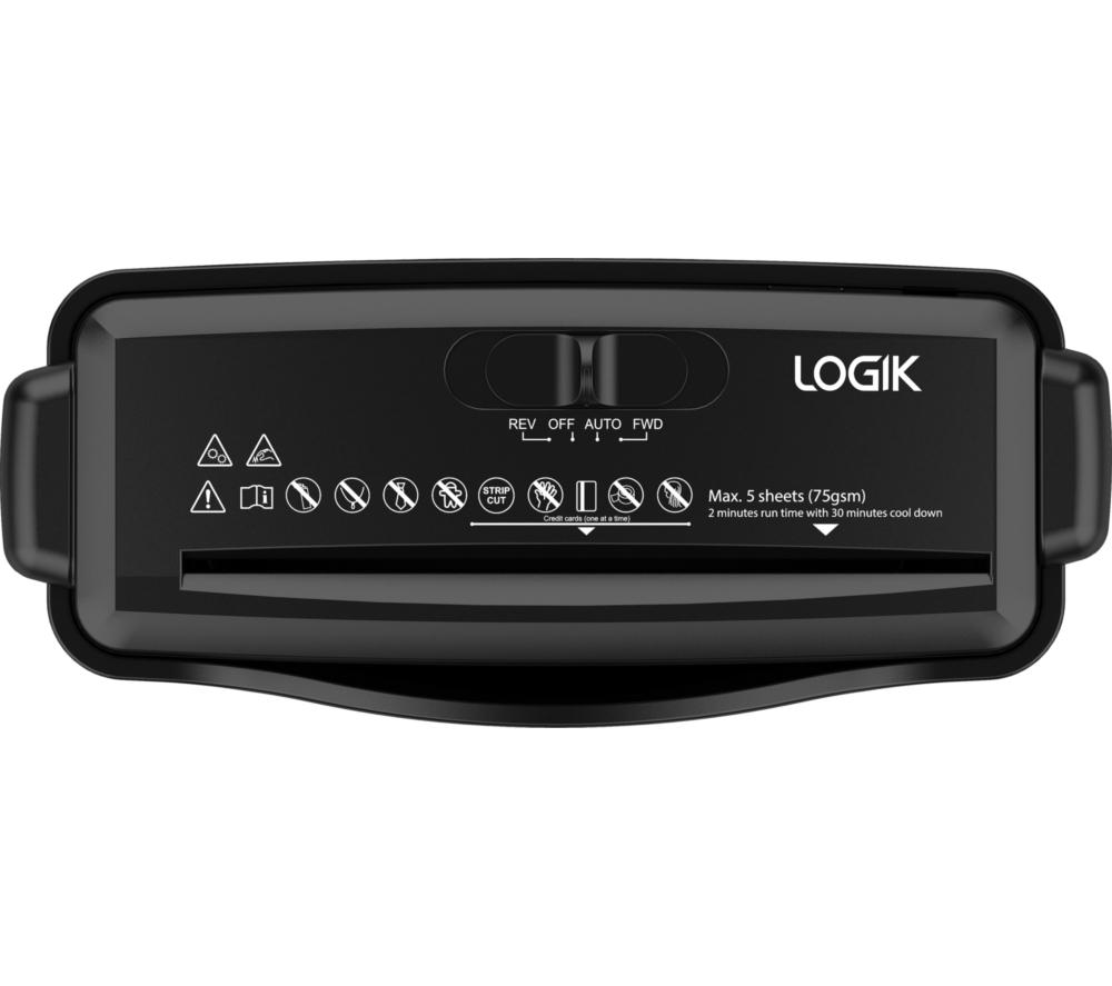 LOGIK LSTRCUT25 Strip Cut Paper Shredder image number 3 of 4
